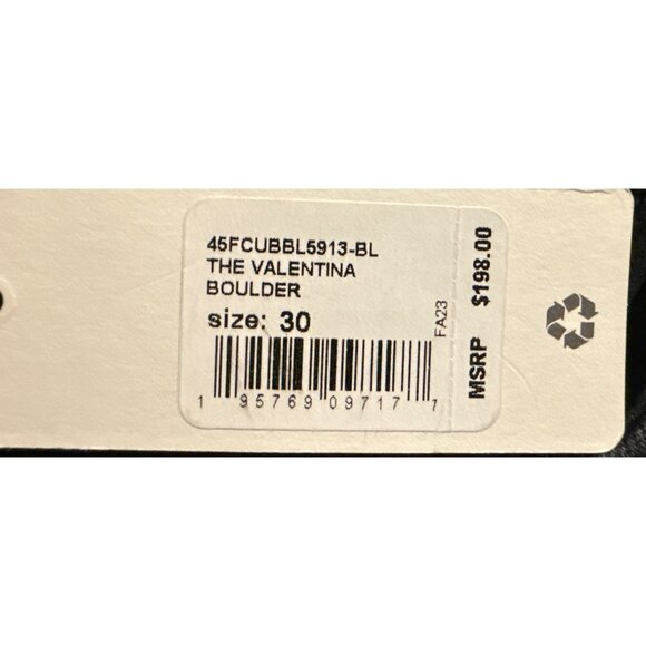 Favorite Daughter Valentina High-Rise Jeans in Black, Size 30 - New with Tags - Picture 5 of 6